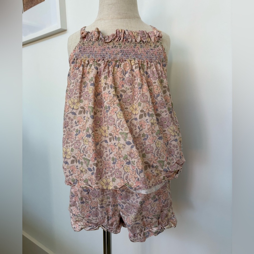 Charming Floral Kids Matching Set